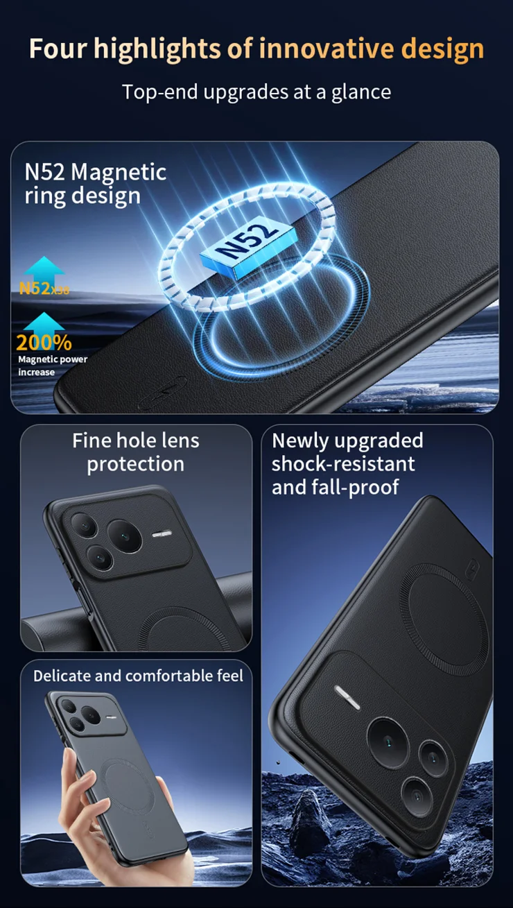 Cover A Portafoglio In Pelle PU Per Honor 90 5G – Con Slot Carte E Supporto Magnetico