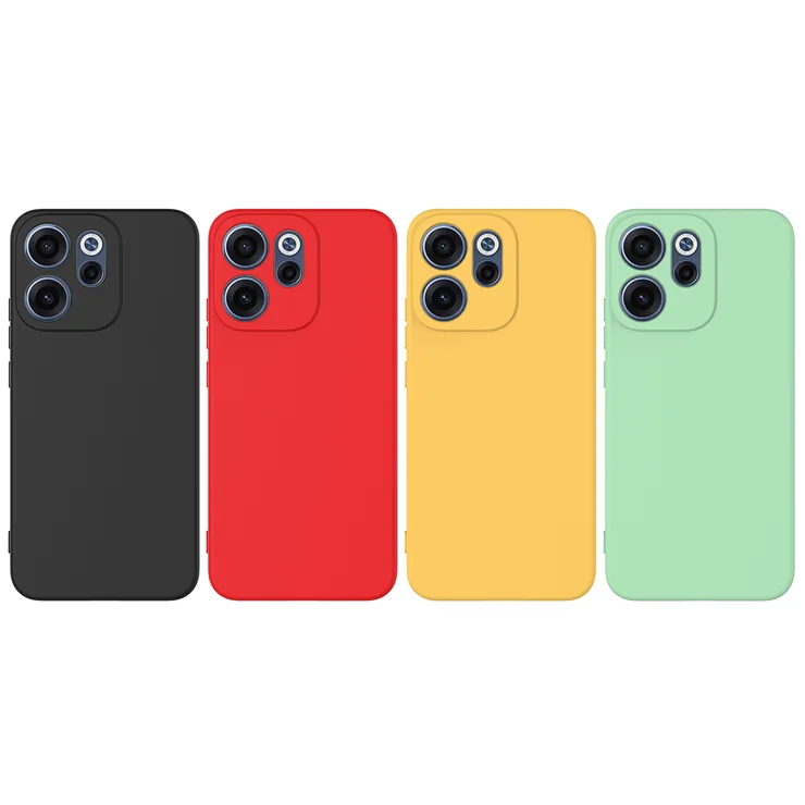 EASSGU Custodia In Pelle PU Per OPPO Reno4 Z 5G – Cover Business Con Retro In Pelle Gialla E Silicone TPU - 3
