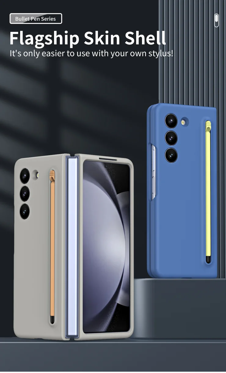 For Samsung Galaxy Z Fold5 5G Case Rubberized PC Phone Cover