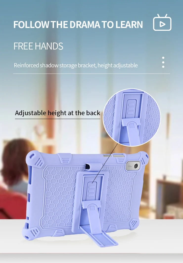 Enfant Coque Pour Lenovo Tab M9 9.0" TB-310FU 2023, Étui Housse De Tablette Légère Antichoc Avec Support Poignée