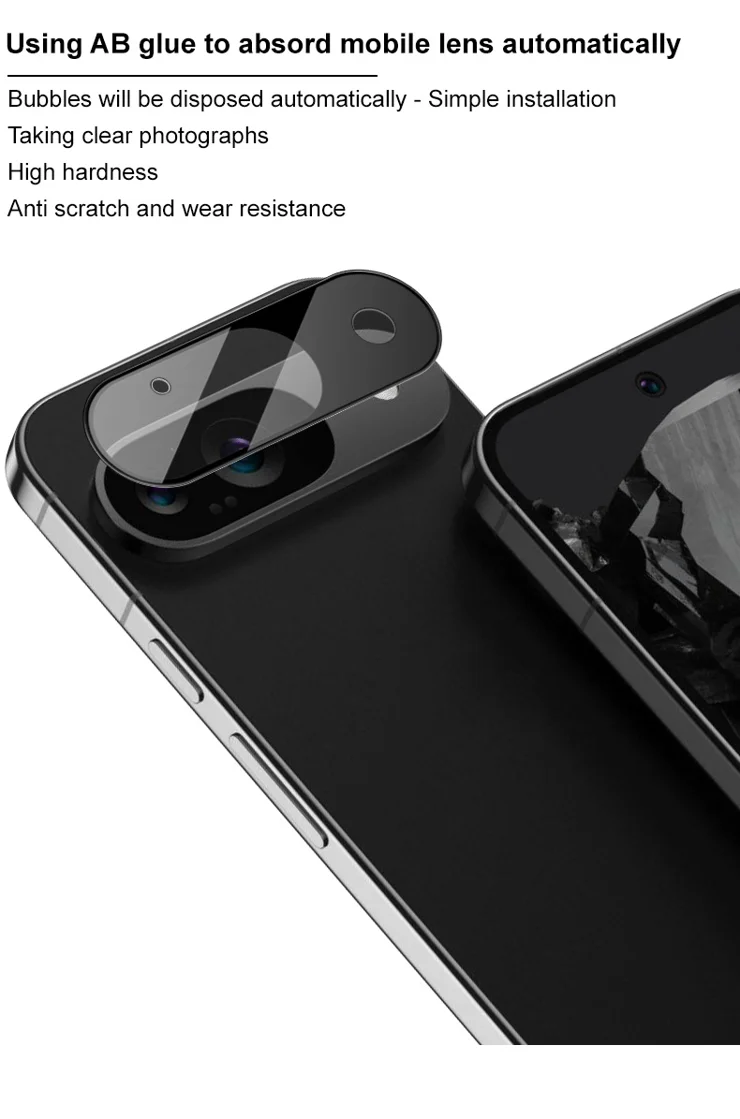 Zeking Camera Lens Protector For Google Pixel 8A - 2 Pack, 9H Hardness, HD Clarity, Case Friendly