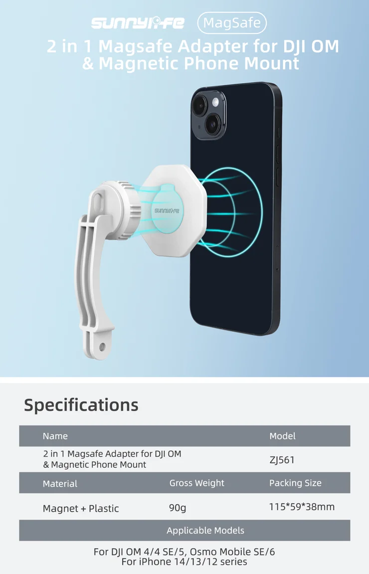SUNNYLIFE ZJ561 in Compatible with Magsafe Adapter Holder