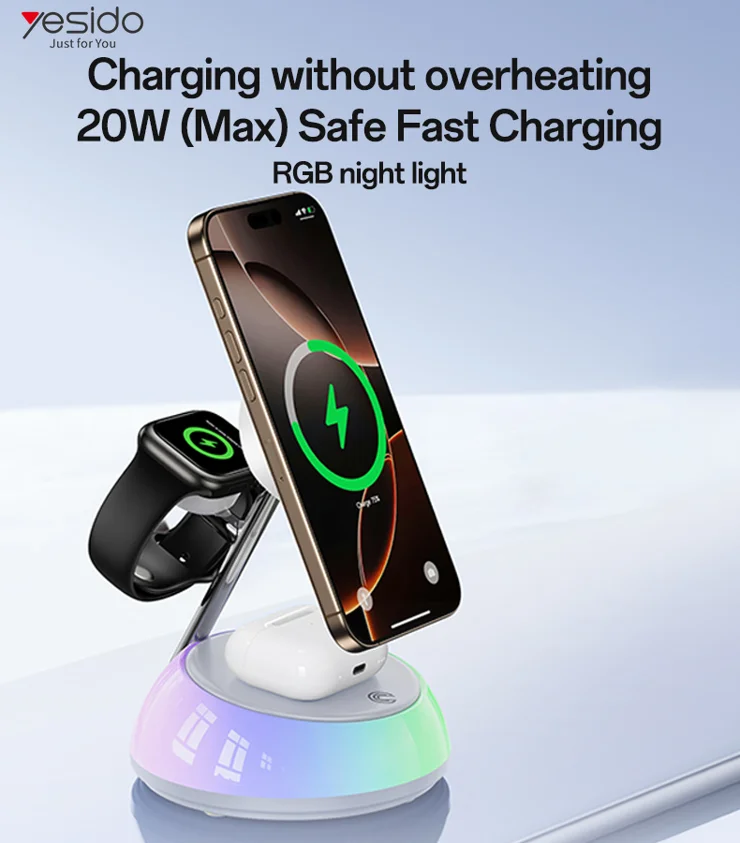YESIDO DS31 in Wireless Charging Station Phone Watch