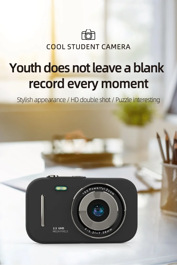 H17 IPS Screen Digital Camera HD Dual Lens CCD