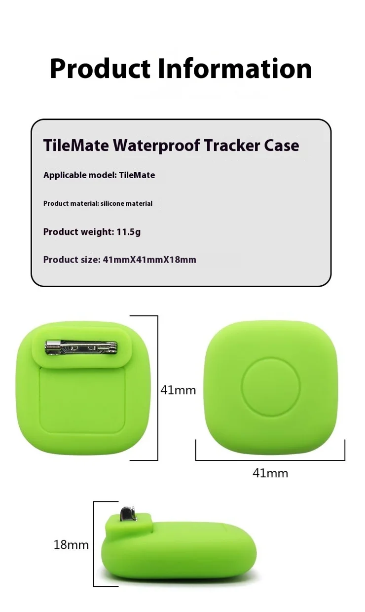 Hemobllo 4pezzi Custodia Protettiva Silicone Per Tile Mate Pro Da Copertura Antiurto Design Elegante e Resistente Adatta Per Localizzatori e Portachiavi