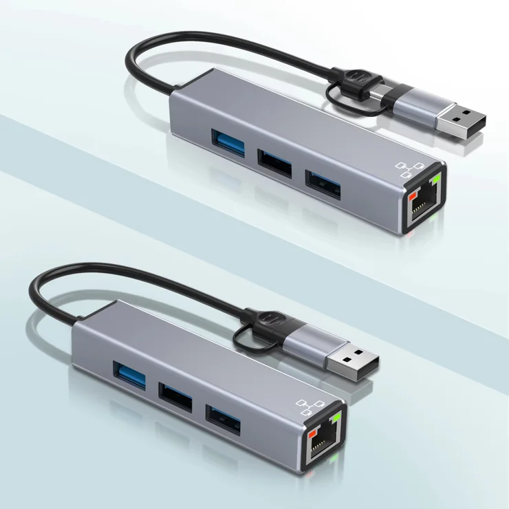 Carte réseau USB Gigabit USB 3.0 vers RJ45 Port réseau filaire lecteur