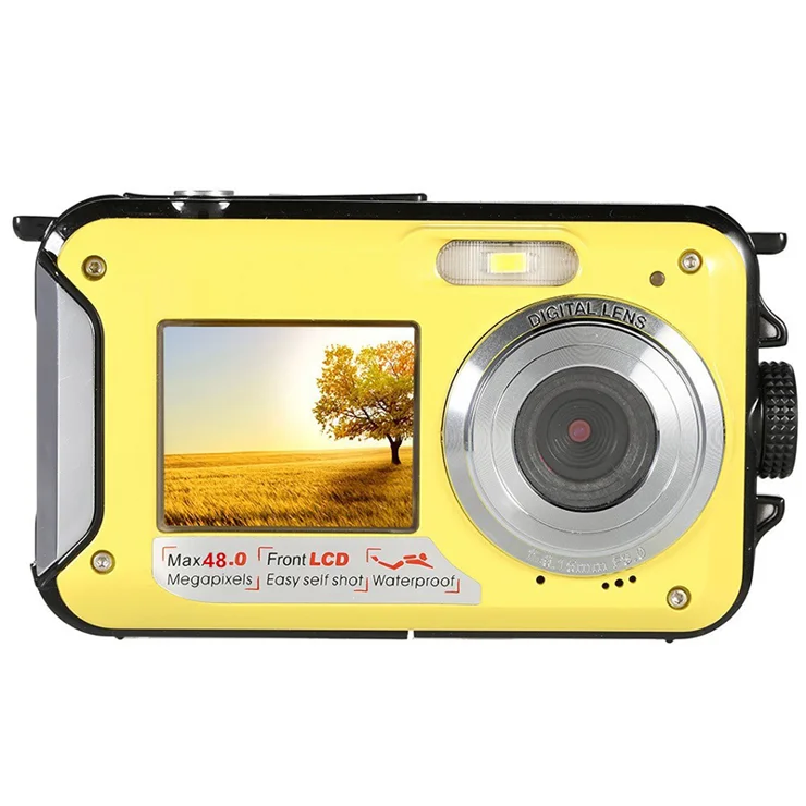 Caméra étanche Full HD 2,7 K 48 MP Caméra sous-Marine pour plongée avec