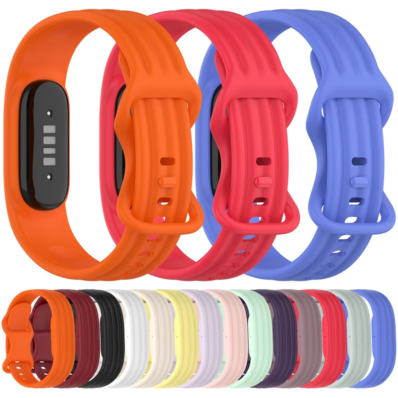 Correa Deportiva de Silicona para Google Fitbit Air, Correa de Repuesto con Caja de Reloj Integrada - Blanco